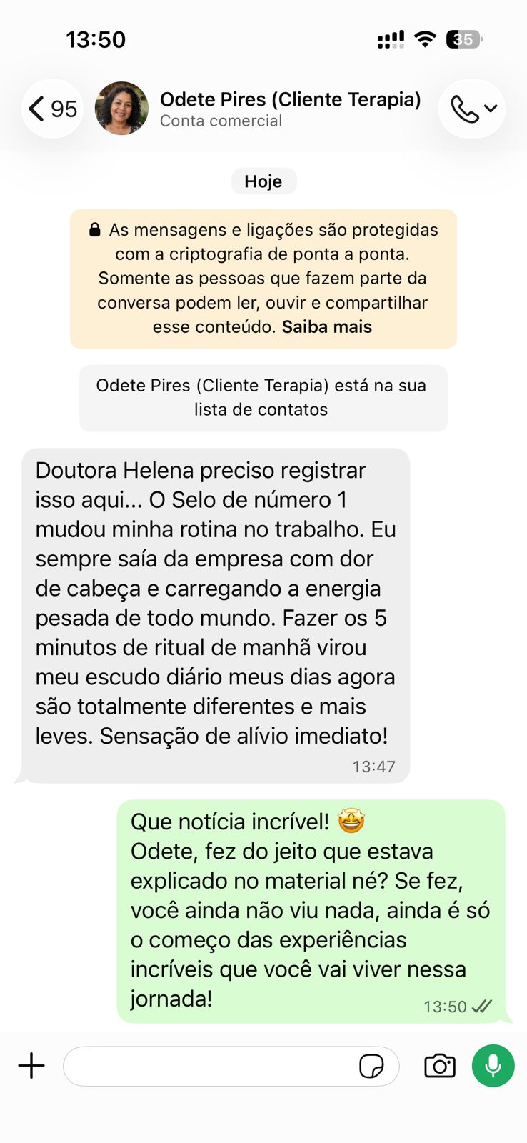 Depoimento de Odete Pires sobre os Códigos da Alma
